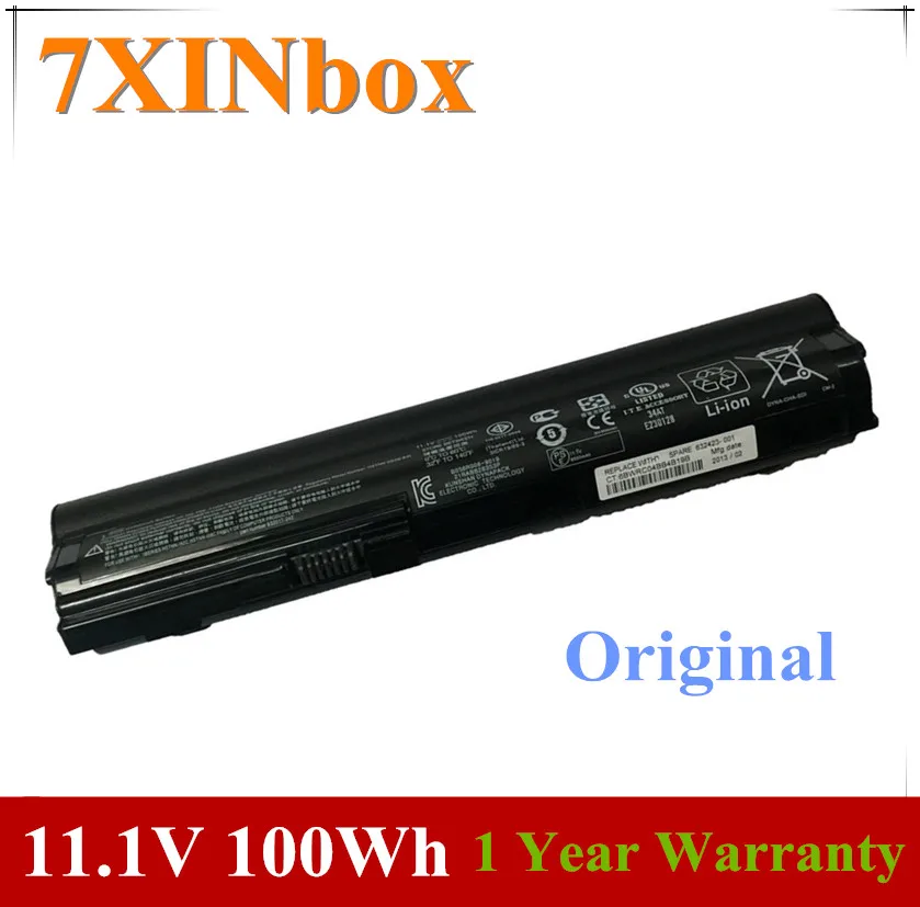 7XINbox 11.1V 100wh Original SX09 SX03 SX06 Battery For HP EliteBook 2560P 2570P HSTNN-DB2M HSTNN-UB2L HSTNN-I92C 632417-001 | Компьютеры