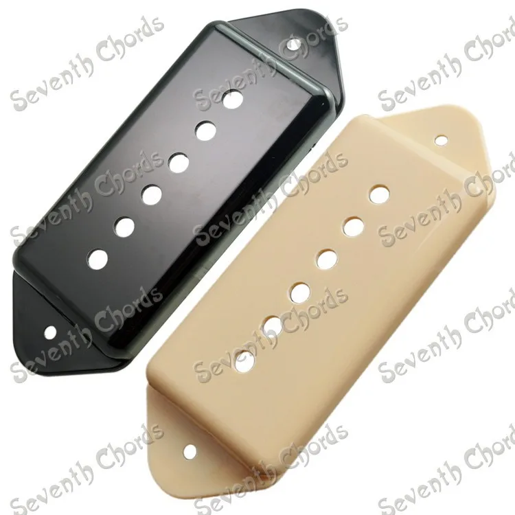 2 Pezzi Dog Ear P90 Style 6 Corde Pickup Cover/Coperchio/Shell/Top Per Chitarra Elettrica/Spaziatura Corde 50Mm E 52Mm