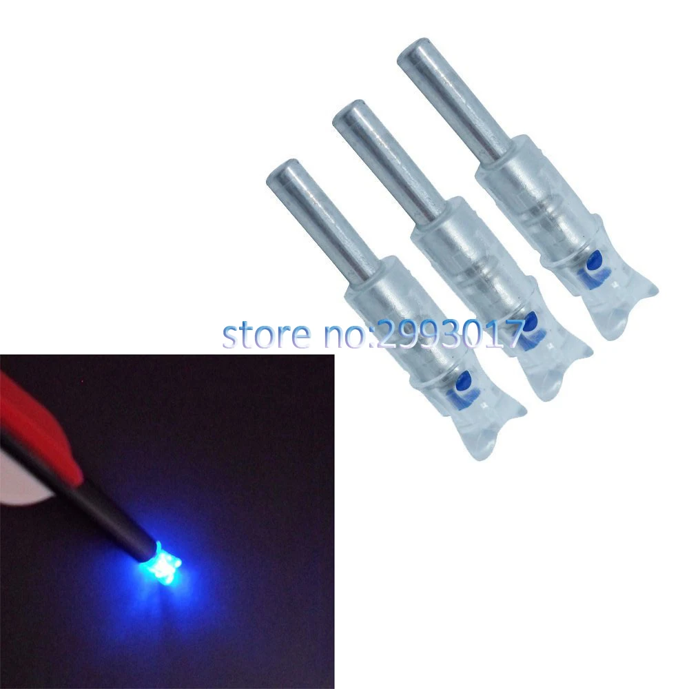 6 шт. стрелы для стрельбы из лука светодиодный с подсветкой Nocks автоматический