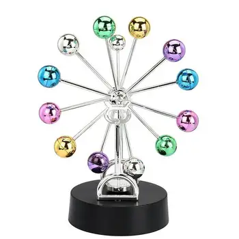 

Home Desktop Decor Earth Automatic Perpetual and Motion physics magnet Home Gadget Toy Ferris Wheel Education Tool