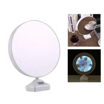 

Magic Mirror Cosmetic Mirror Plastic Plastic LED Light Photo Frame Table Gift Rim Bedroom Ornaments Home Creation Electronic