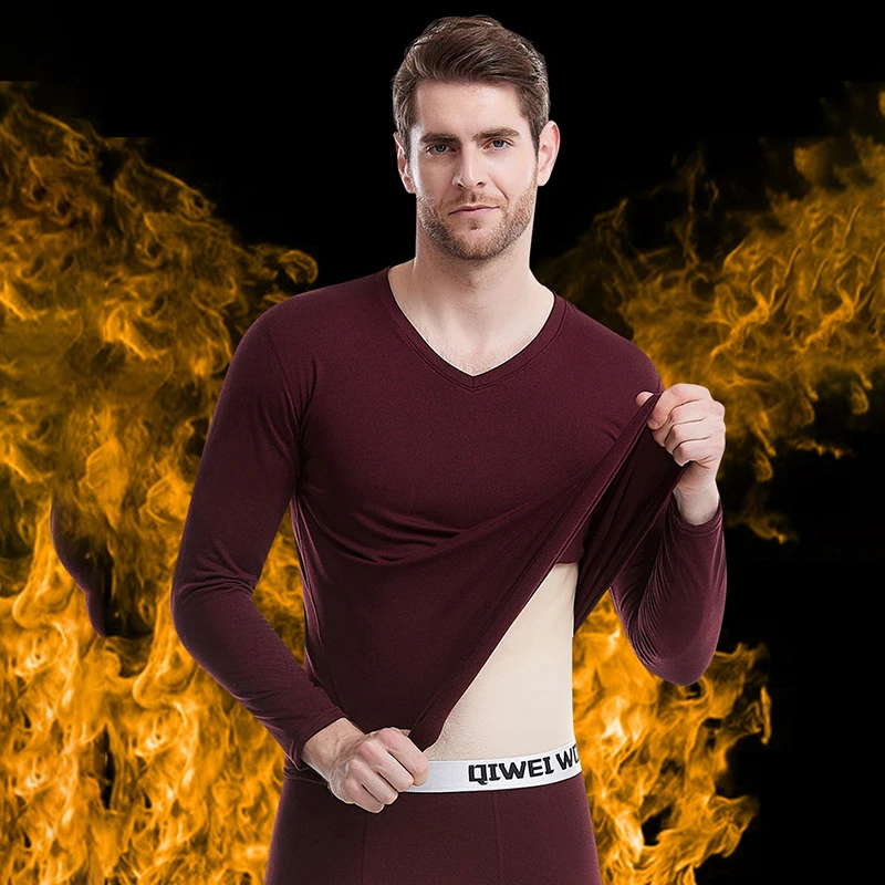 Зимние теплые кальсоны комплект мужской внутренней одежды термобелье мужское