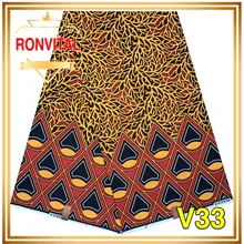 Ткань RONVITAL, восковая Ткань, хлопок, сделай сам, материал Анкара, Ткань 6 ярдов/шт,, Женская ткань