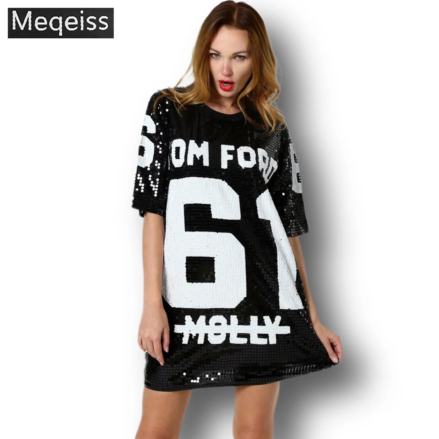 sequin jersey dress wholesale