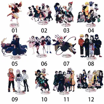 

16CM Anime Demon Slayer Kimetsu No Yaiba Tanjirou Kamado Acrylic Stand Figure Desktop Decoration Collection Model Toy Doll Gifts