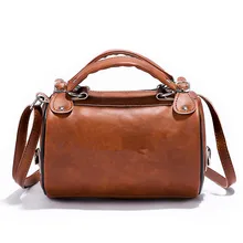 С фабрики 5956 Повседневная винтажная ручная Дорожная сумка из искусственной кожи женская сумка на плечо в Корейском стиле поколение жира