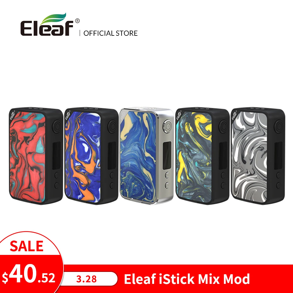 [FR] Оригинальный 160 Вт Eleaf iStick Смешанная коробка мод без двойной батареи 18650 с чипом