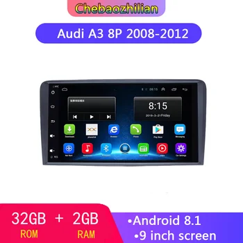 

For Audi A3 8P 2008-2012 Car GPS Navigation Android 8.1 Multimedia player Wifi Bluetooth Mirror Link