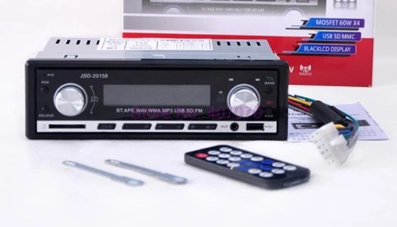 Автомагнитола Uuniversal JSD 20158 50 шт. стерео аудио FM приемник USB MP3 MMC WMA радио для