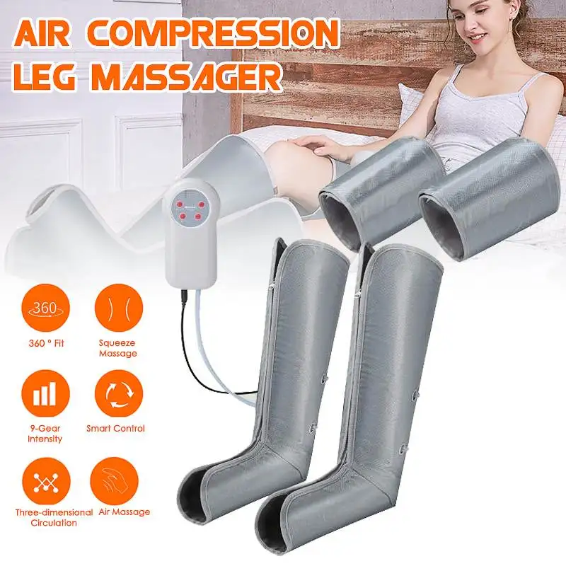 

Air Compression Foot Massager Electric Massage Apparatus for Leg Boot Relief Pain Compression Body Massager Soothes Muscle