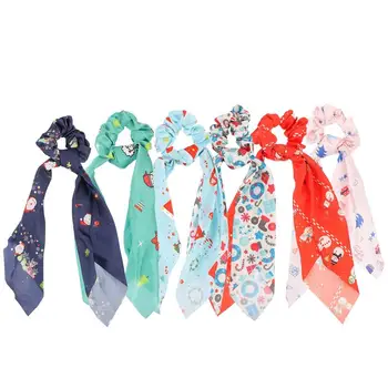 

6Pcs Hair Scarf Stylish Lovely Hair Band Ponytail Holder for Girls