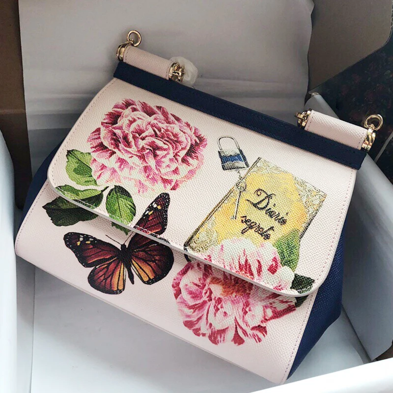 

Top Quality Genuine Leather Women Handbag Painted Shoulder Bag Real Leather Tote Luxury Famous Brand Designer Purse and Handbags