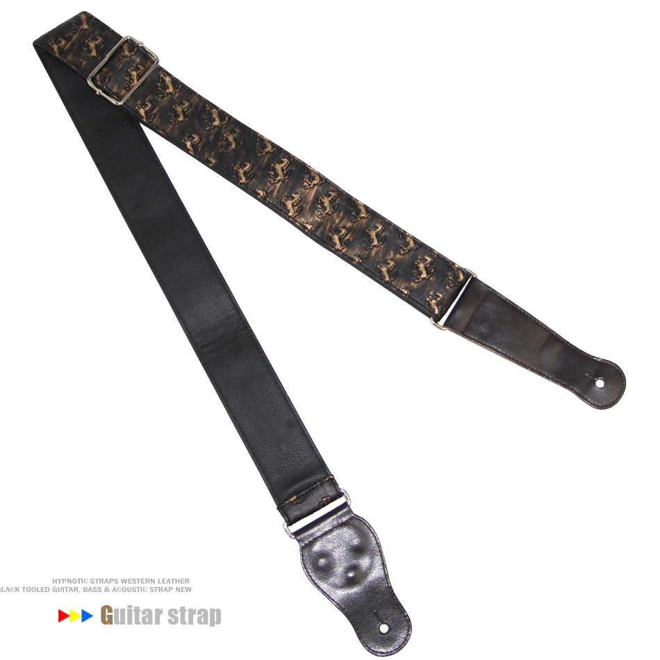 Free shipping BATES  guitar strap widening folk guitar straps electric guitar electric bass strap Skull