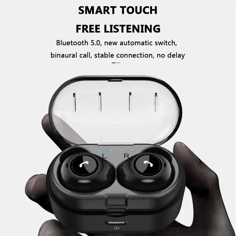 

New Bluetooth Headset 5.0 M6S TWS IOS Android Wireless Sports Bluetooth Earphones Waterproof Headphones Handsfree Headphones fon