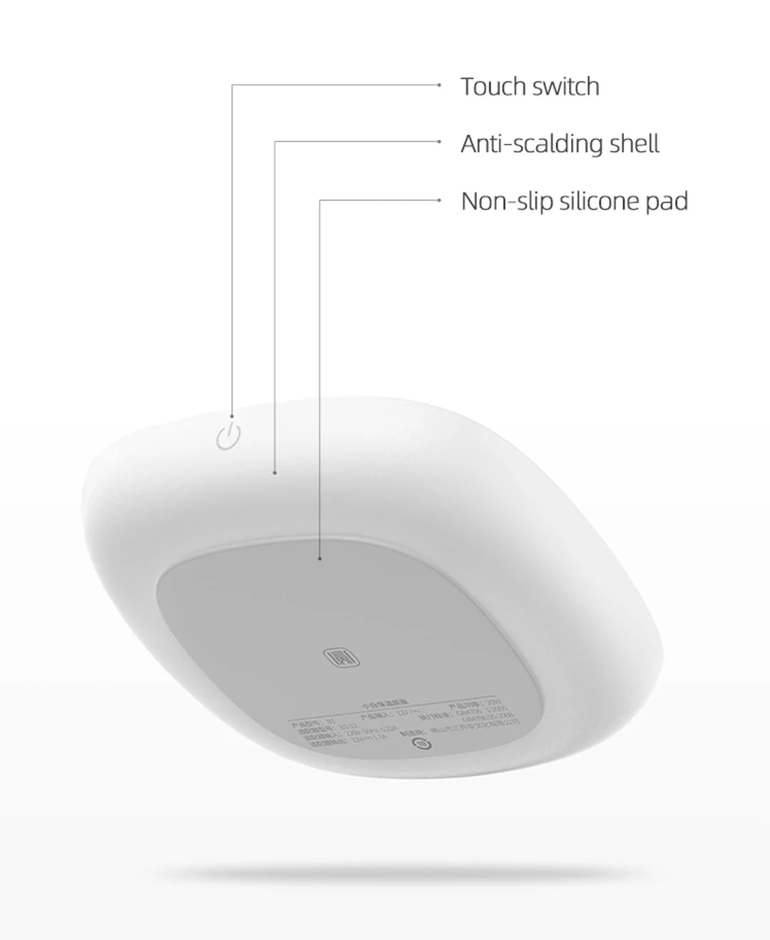 Xiaomi SANJIE чашка подогреватель сиденья изоляции подставка электрическая плита 55℃ постоянная температура для кофе чашка чай молоко вода