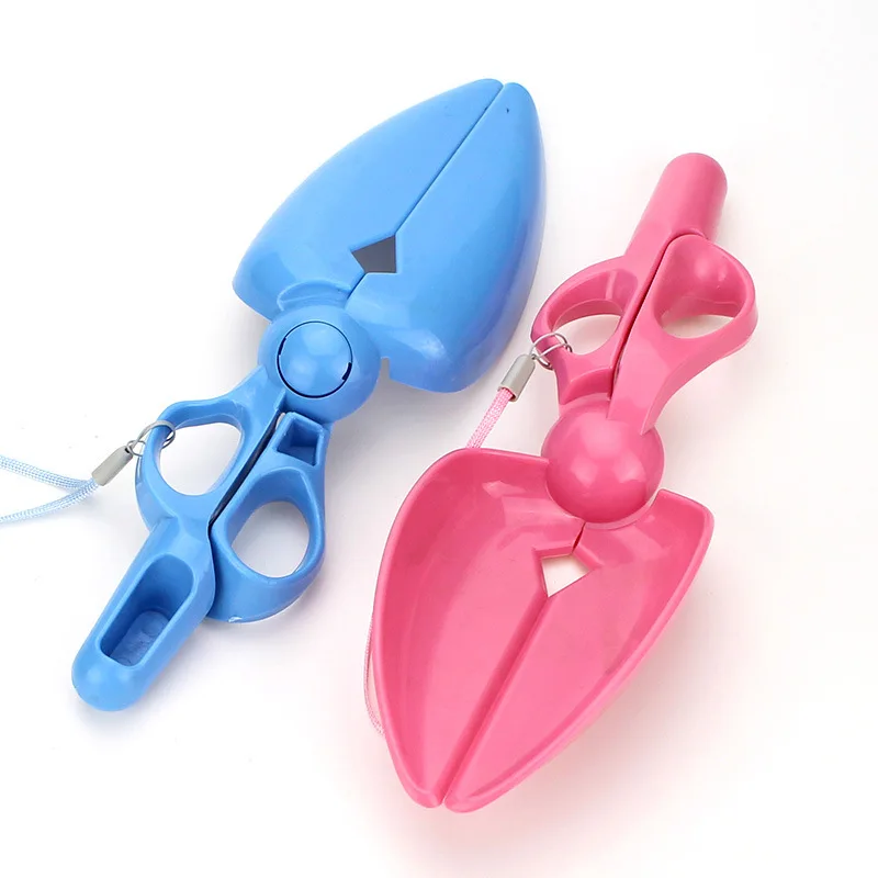 Pet Dog Excrement Shovel Scissors Form Puppy Feces Picker Portable Teddy Use Outdoor Poop Bag