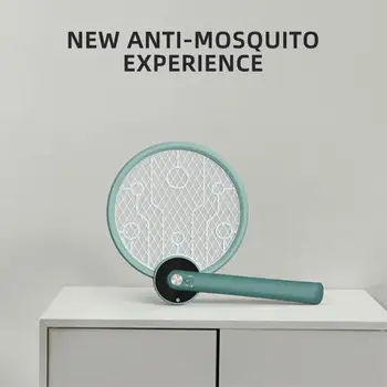 

Electric Mosquito Swatter USB Charging Insect Reject LED Trap Control 1000mAh 229*461mm Foldable Bug Zappers
