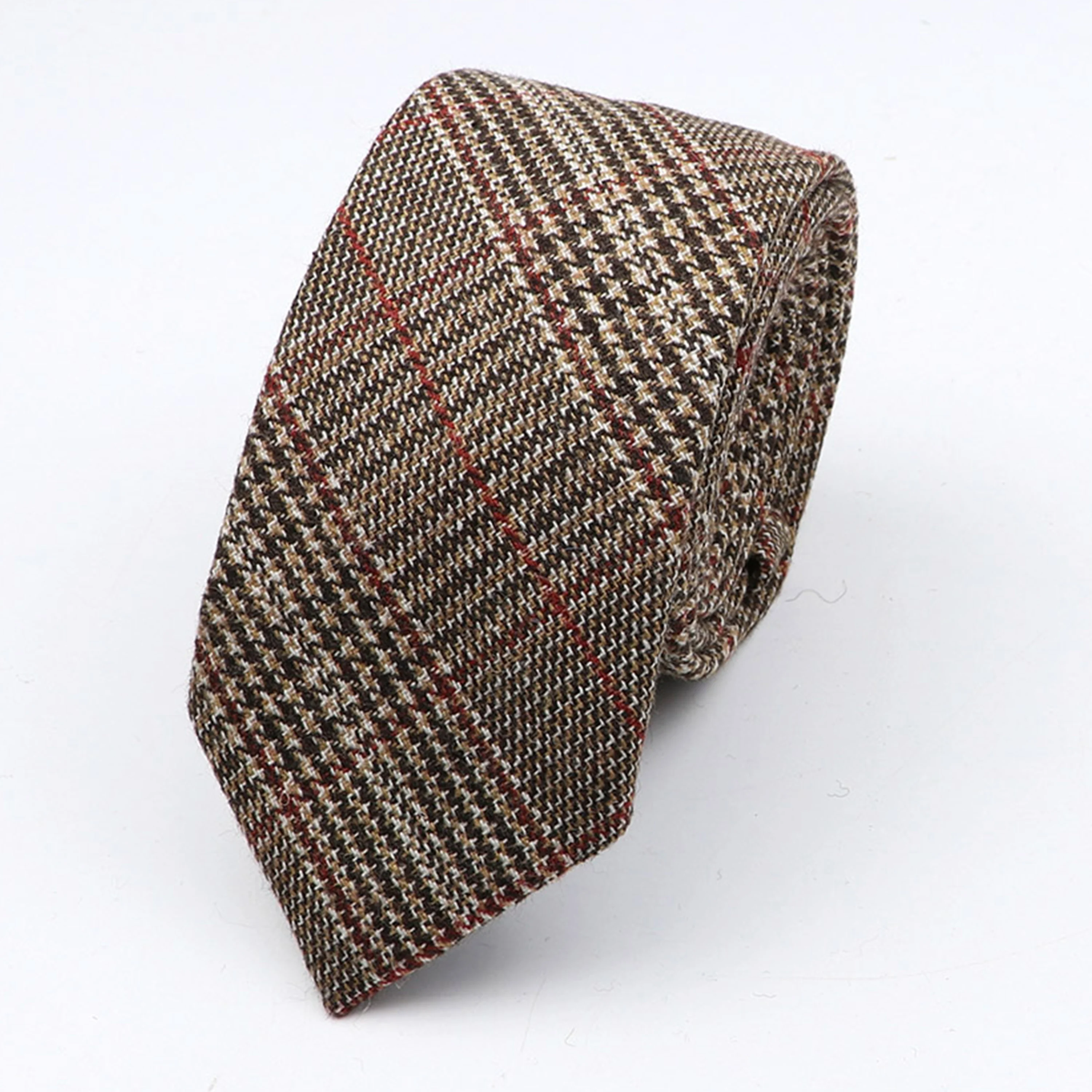 Cashmere Wool Necktie 7CM Solid Color Formal Wedding Party Europen Style Red Brown Green Gray Clothing Tie Gift neck tie