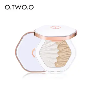 

O.Two.O Makeup Glow Highlighter Palette Powder Blush Face Illuminator Trimming