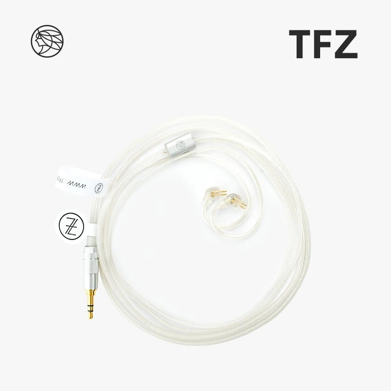 TFZ TC 4 0 78 мм 2 Pin с серебряным покрытием Модернизированный кабель 3 5 разъем для
