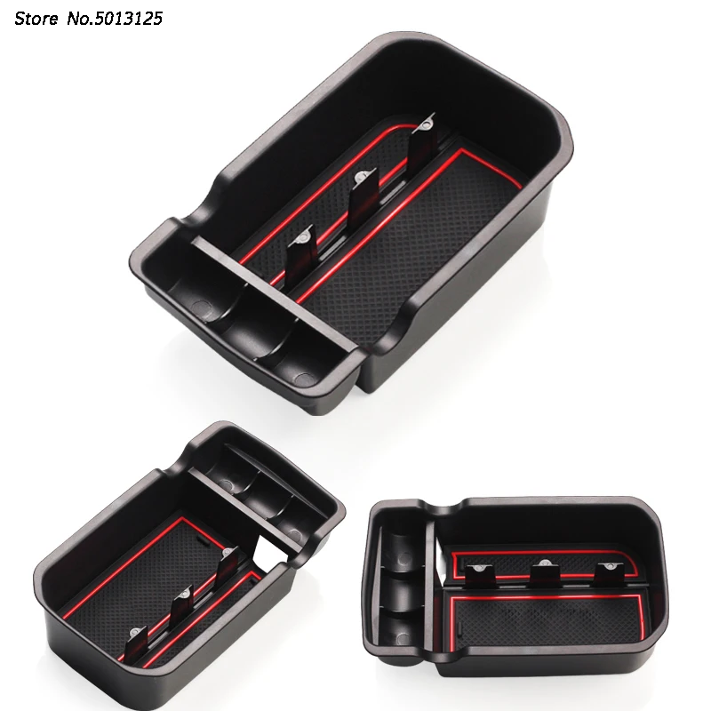 Car Central Armrest Storage Box Container Interior Stowing Tidying Accessories For Jeep Compass Car Accessories