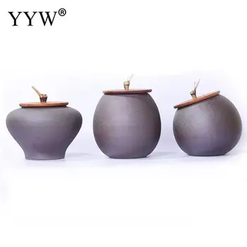 

Purple Tea Box Packaging Seal Storage Box Tea Caddies Canister Ceramic Jar Container Chinese Tea Tin Can Dampproof High Capacity