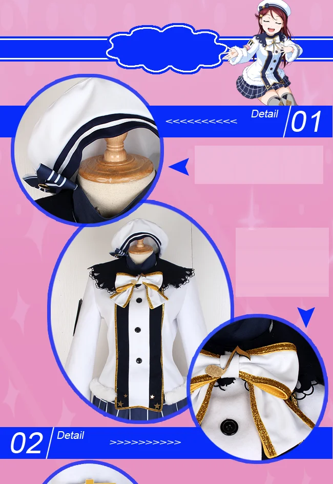 Индивидуальный размер Lovelive Sunshine Aqours Рождественский хор Sakurauchi Riko карнавальный костюм платье лолиты униот аниме одежда наряды