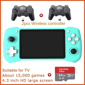 

Handheld Game Player GP430 Retro Raspberry Pi CM3 HDMI Out Retropie Video Game Consoles With 15000+ Games For PS1/N64/NDS