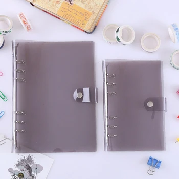 

Coil Ring Loose Leaf Binder Journal Planner PVC Notebook Cover File Folder