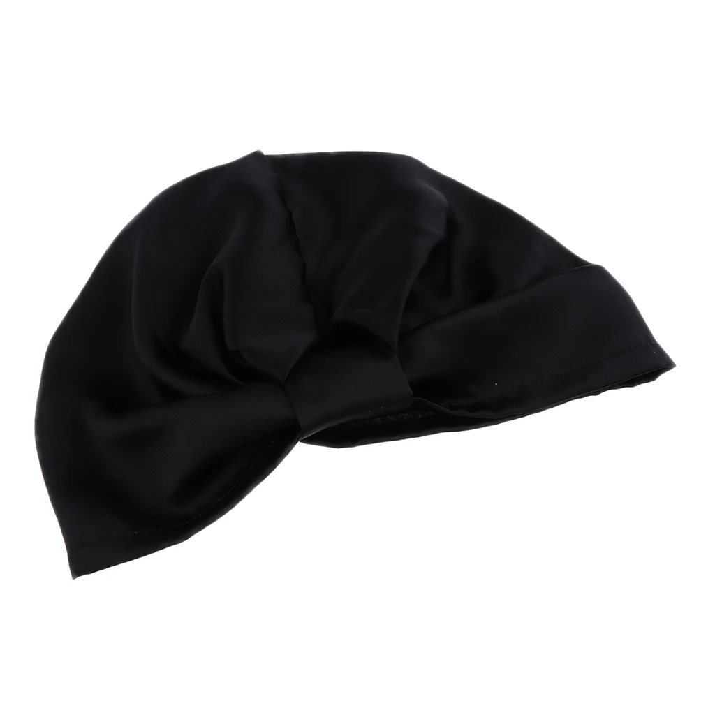 Шапочки для сна, мягкая шелковая шапка для сна, уход за волосами, шарфы, шапки, капот, женские шляпы для сна
