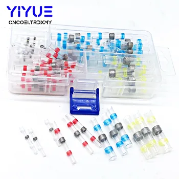 

100PCS Electrical Wire Connectors Insulated Solder Sleeve Tube Heat Shrink Sorder Terminal Waterproof Butt Connectors