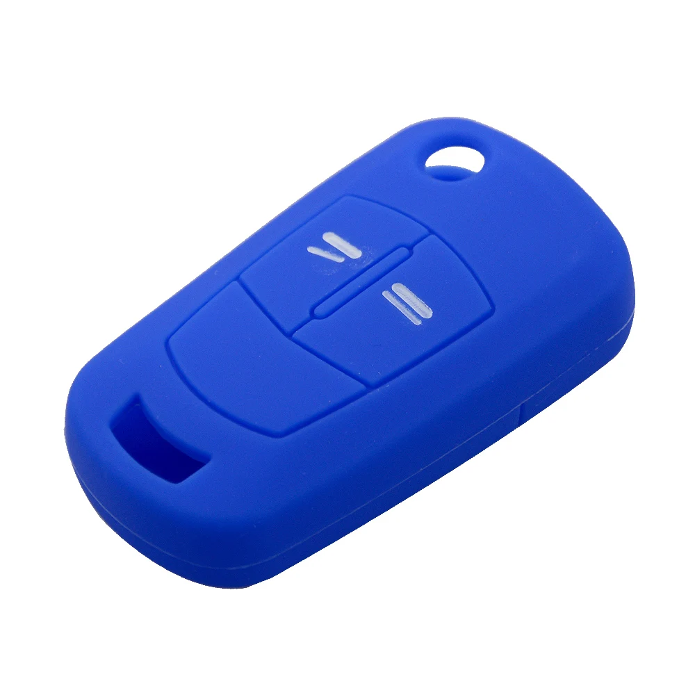 Автомобильный силиконовый чехол для ключей клавиатуры 2/3 кнопки Opel Astra H G F GTC Corsa D J