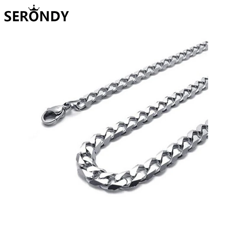 Titanium Steel Domineering Punk Fashion Choker Necklace For Women Men Chains Neck Jewelry 2020 New Trend Aesthetic Gift XL10595 | Украшения