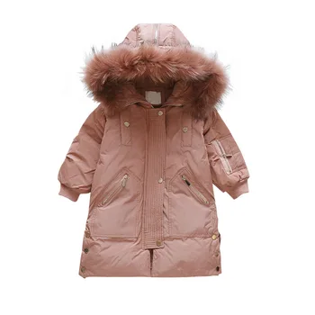 

Kids Fashion Teenage Girls Parka Thick Coat Children Clothes Winter Jacket for Girls Warm Hooded Outerwear Coat 3-13 Years
