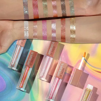 

Metallic Liquid Eyeshadow Glow Glitter Eyeliner Gel Longlasting Eye Cosmetic Eyes Makeup Glow Eyeshadow Cream Stick