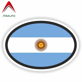 

Aliauto Creative Argentina Flag Oval Decal Sunscreen Waterproof Reflective Decoration Car Sticker Accessories Vinyl,13cm*8cm