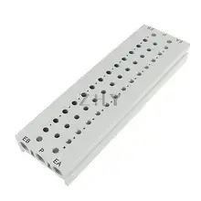 Прямоугольный алюминиевый блок коллектора Соленоидный клапан основание 13 станций