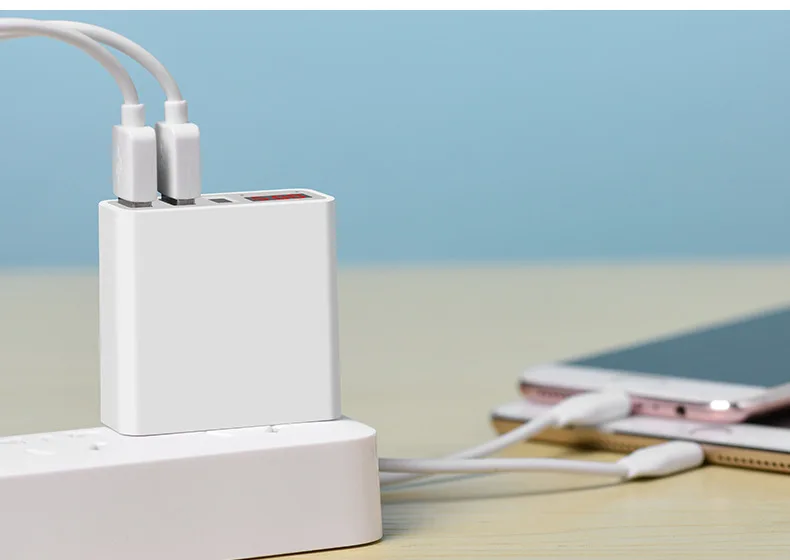 Универсальное зарядное устройство USB 3 порта 3.4A Быстрая быстрая зарядка адаптер для путешествий зарядное устройство адаптер Портативный