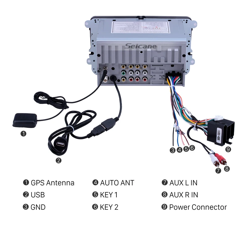 Flash Deal Seicane 2 din 7" Car DVD Player GPS Navigation For VW Volkswagen Lavida New Beetle 2 Seat  Alhambra Caddy Touran Passat Jetta 4