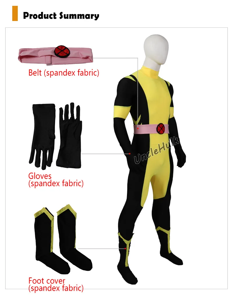 X-Men-Wolverine-Yellow-And-Black-Spandex-Lycra-Costume-UncleHulk-12