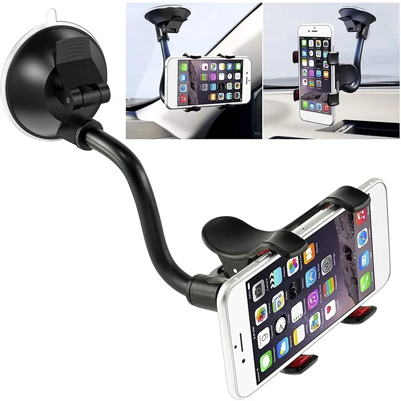 

Universal 360 Rotating Windshield Car Sucker Mount Bracket For iPhone 12 Pro 11 SE Samsung S10 Plus GPS Car Phone Holder Stand