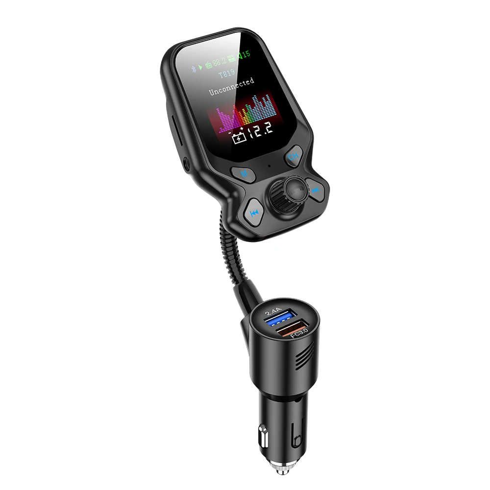 Onever fm-передатчик Автомобильный mp3 плеер быстрая зарядка 3 0 USB зарядное устройство