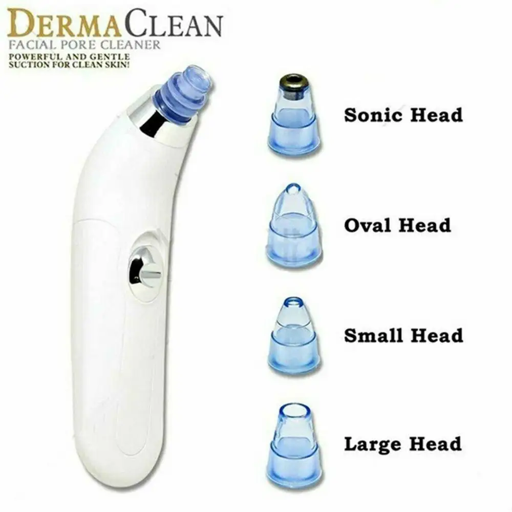 

Pro Vacuum Suction Blackhead Remover Nose Facial Pore Cleaner Spot Acne Black Head Pimple Remover Beauty Face Skin Care Tool