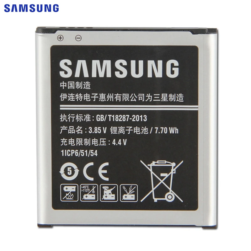 Сменная батарея SAMSUNG Φ для Samsung GALAXY CORE Prime G3608 G3609 G3606 EB BG360BBE/CBU/CBZ 2000mAh|Аккумуляторы