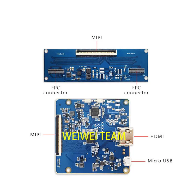 controller board Wisecoco 90 Гц VR ЖК-экран дисплей 3,81 дюймов OLED AMOLED Двойной ЖК 1080*1200 TF38101A HDMI к MIPI плата для DIY 3D VR очки - Цвет: controller board