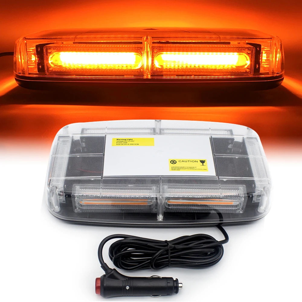 COB LED Strobe Licht Bar Auto Lkw Dach top Polizei Notfall Blinkende  Warnleuchten Rot Blau Gelb Gefahr Licht Leuchtfeuer