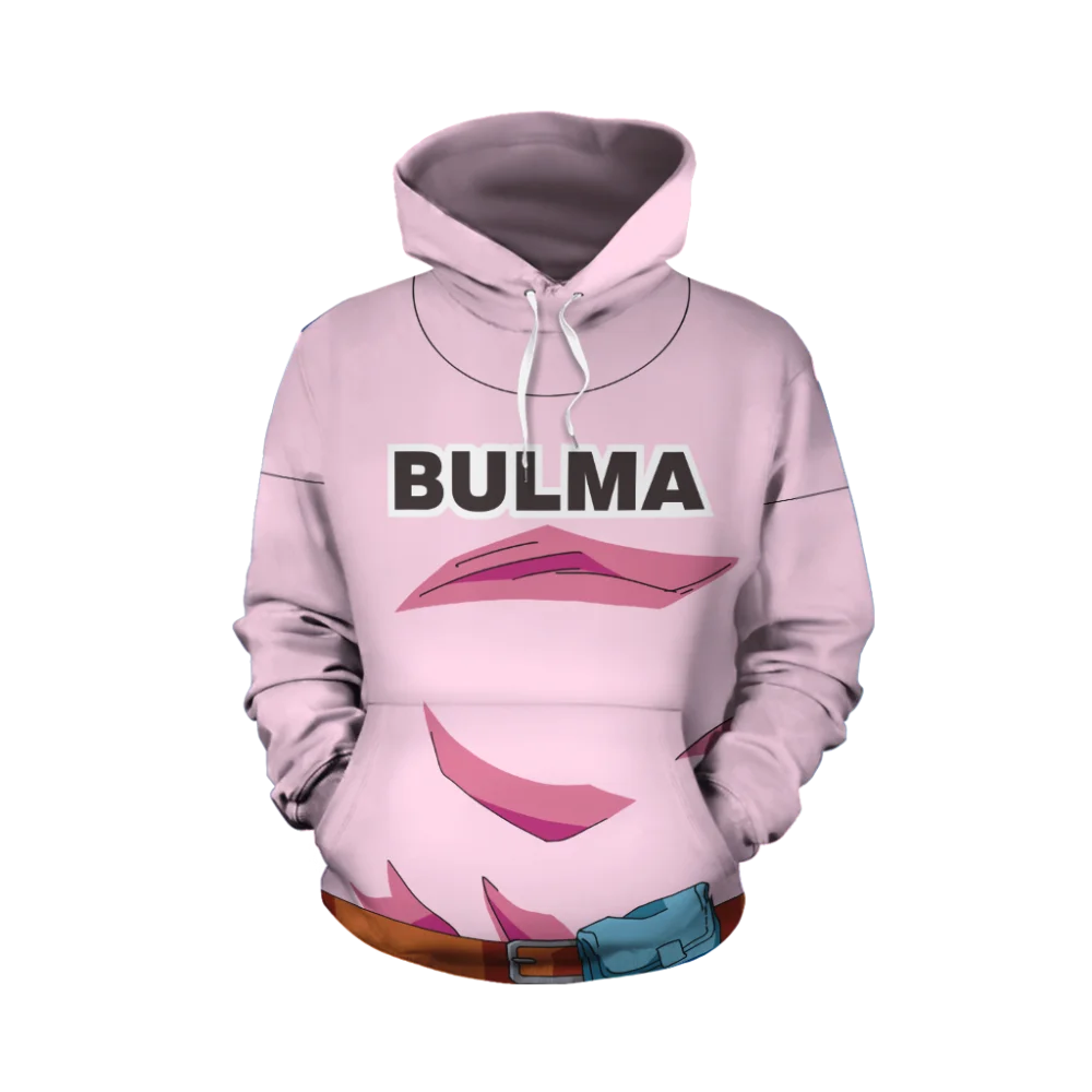 Модная мужская толстовка с капюшоном аниме Dragon Ball Z bulma 3D пуловер толстовка с принтом косплей костюм Harajuku хипстер уличная одежда WK = 748