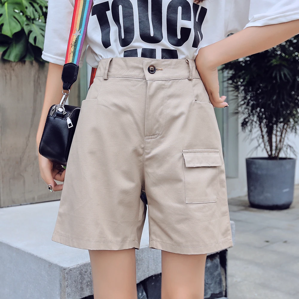 women's elastic waist shorts