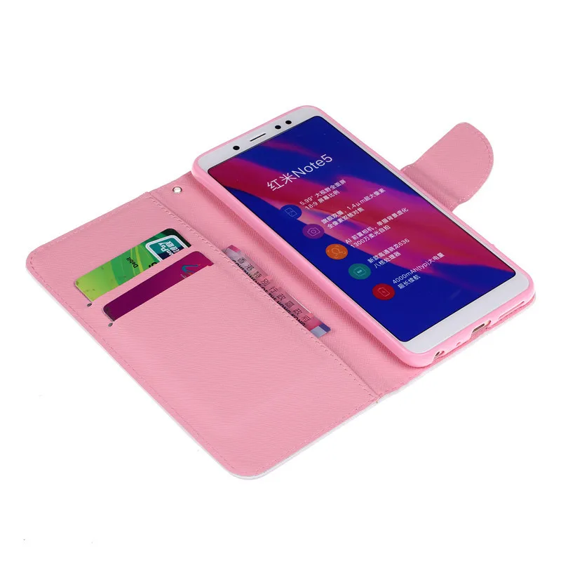 Кожаный чехол для Xiaomi Redmi Note 7 5 Pro, чехол для Xiaomi Redmi 7 6 5A 4A 5 Plus Go 4X, чехол с откидной крышкой, чехол-Бумажник для телефона