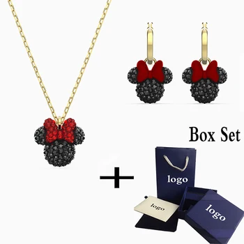 

SWA 2020 New Stylish And Exquisite Design My Mouse Necklace Set, Shiny Charming Jewelry Is The Best Birthday Gift For Couple